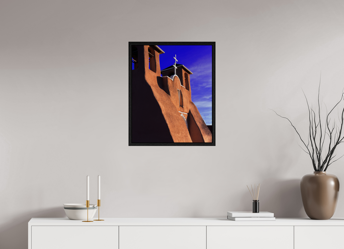 20 x 24.4″, Floater Frame St Francis