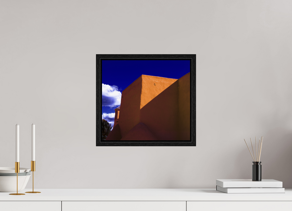 13.1 x 12″, Floater Frame Adobe