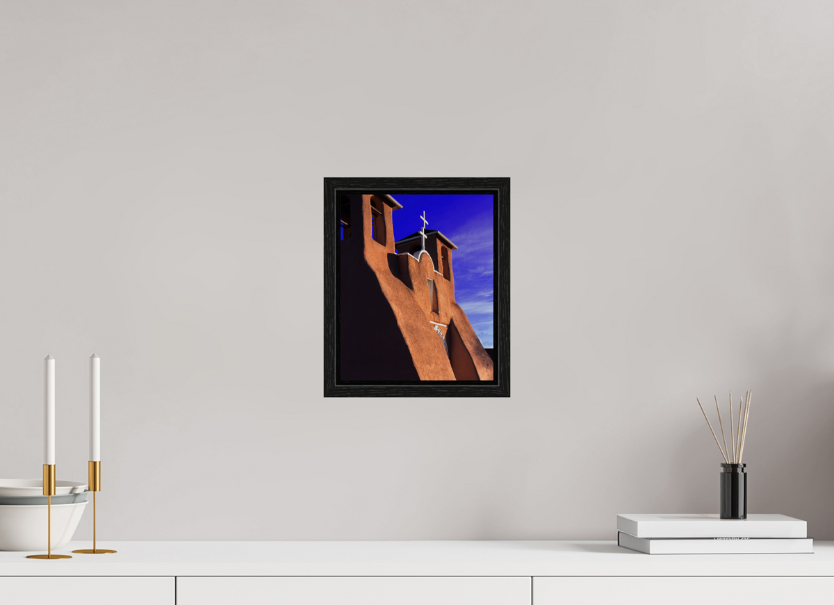 8 x 9.7″, Floater Frame St Francis