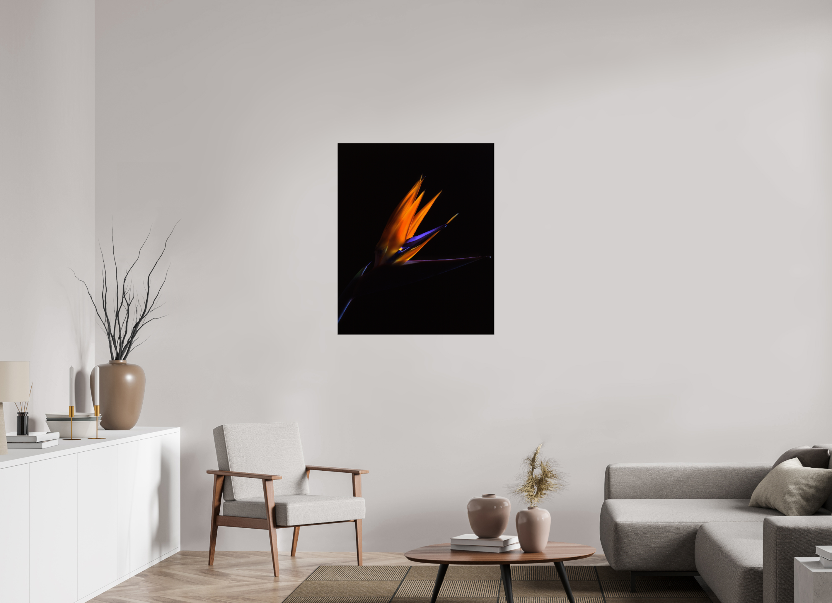 31 x 37.9″, Photo Print On Fuji Crystal DP II Bird of Paradise