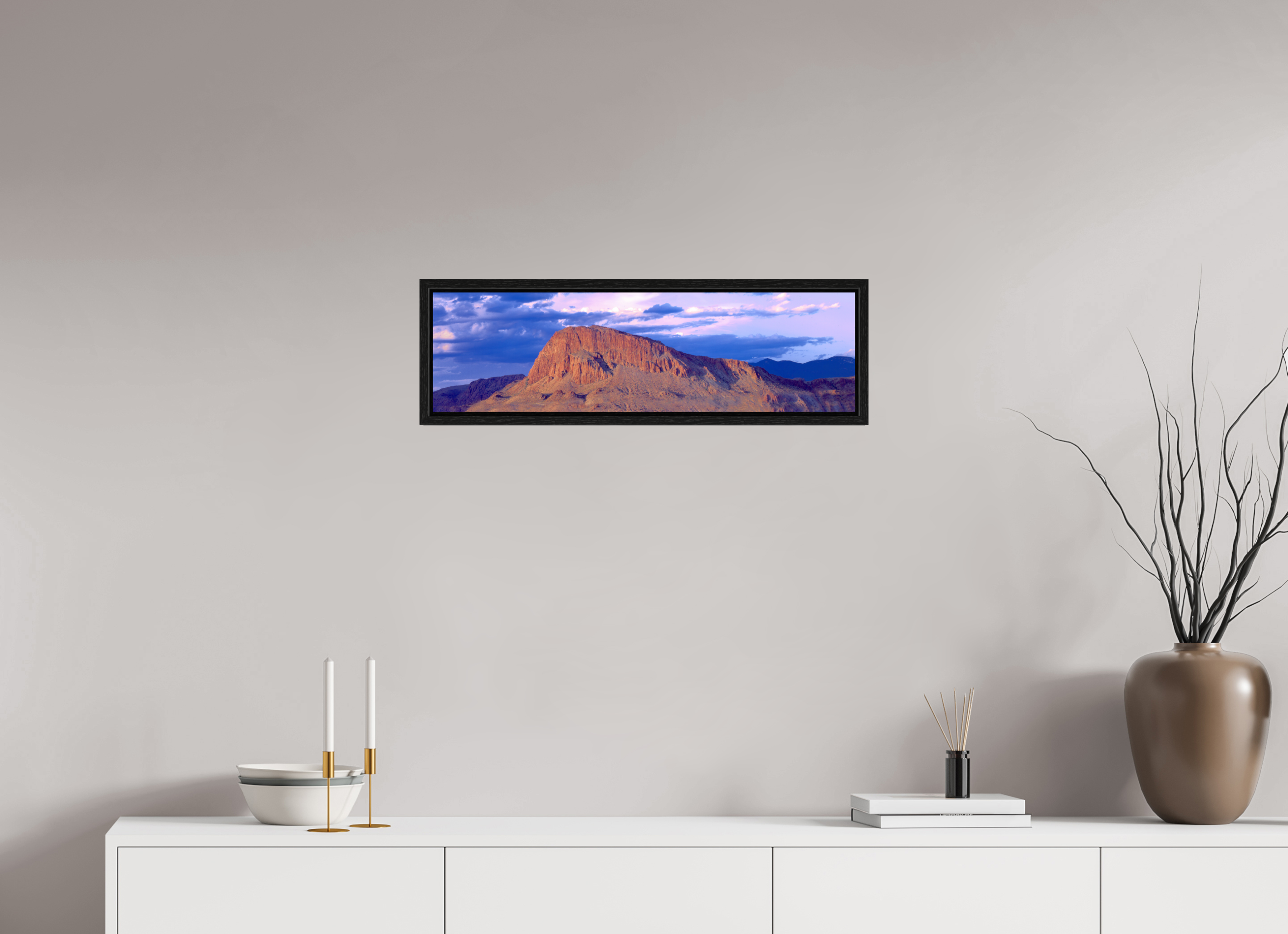 28.2 x 8″, Floater Frame Outskirts of Study butte