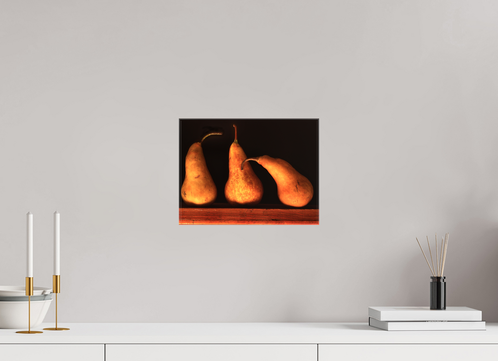 12 x 9″, Canvas Three Pears