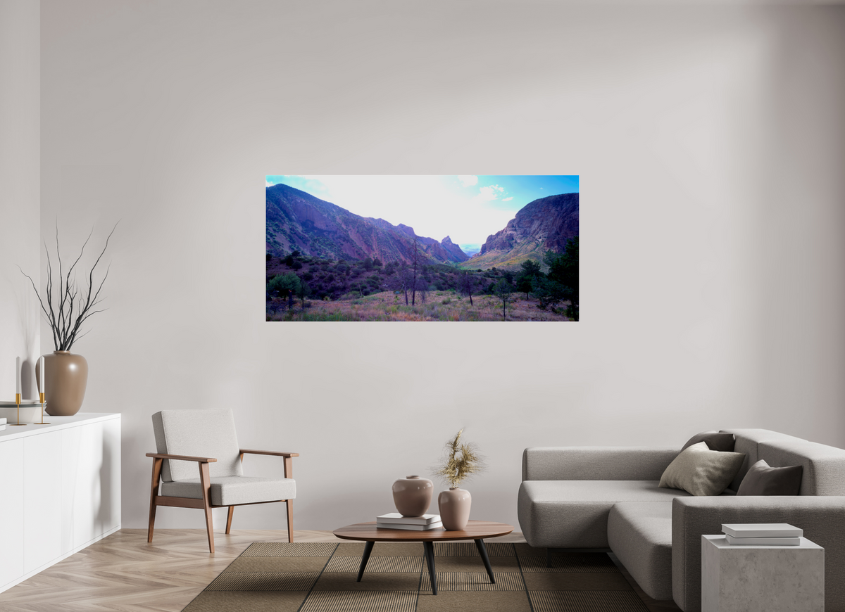 74.8 x 35″, Photo Print Under Acrylic Glass The window Big Bend national park