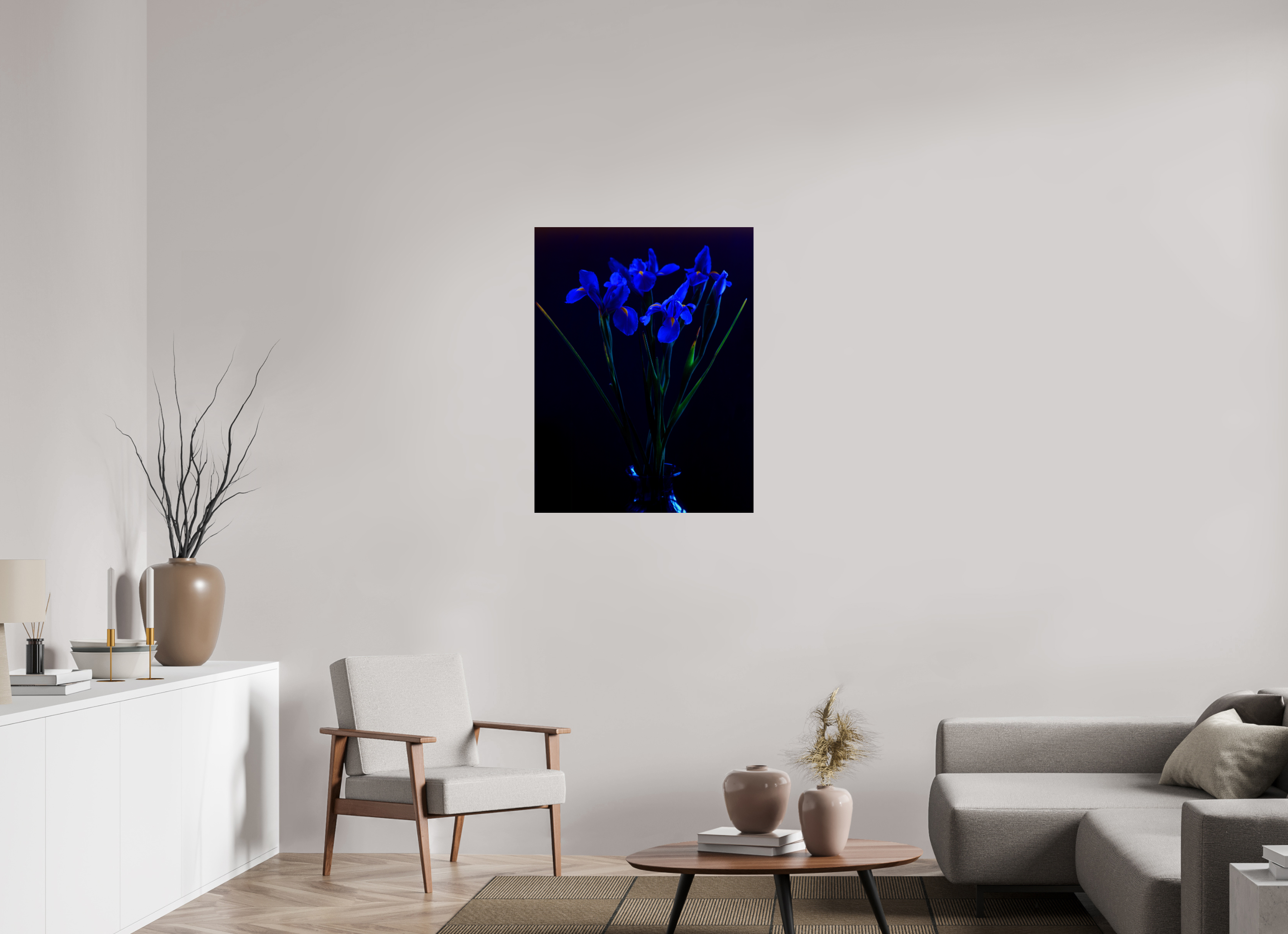 28 x 36.5″, Photo Print On Fuji Crystal DP II Blue